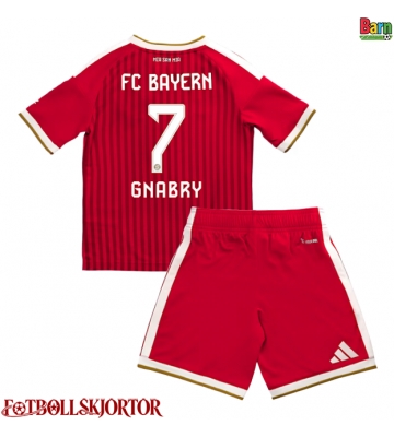 Bayern Munich Serge Gnabry #7 Hemmakläder Barn 2026-27 Kortärmad (+ Korta byxor)